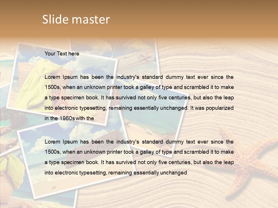 Memories Portugal Frame PowerPoint Template