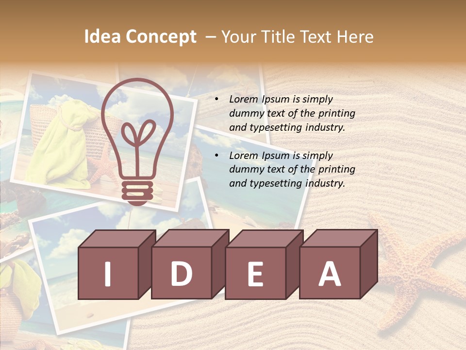 Memories Portugal Frame PowerPoint Template