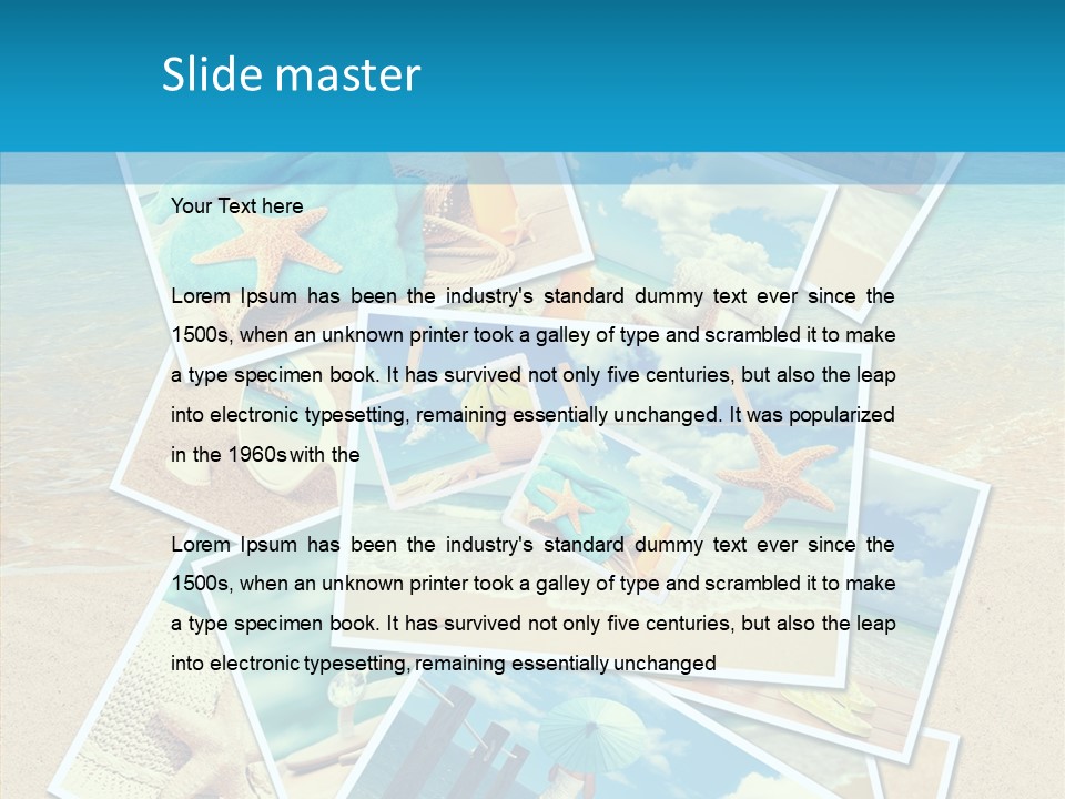 Hat Items Photography PowerPoint Template