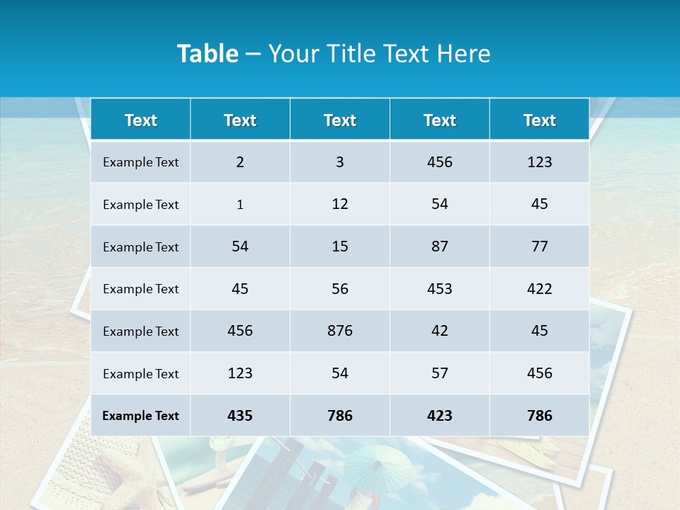 Hat Items Photography PowerPoint Template