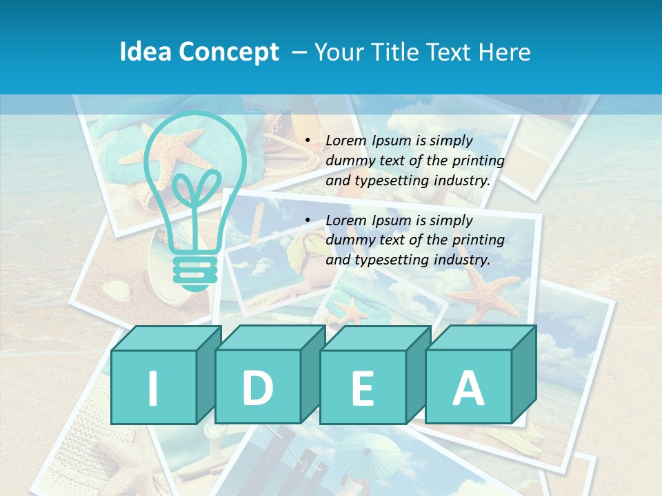 Hat Items Photography PowerPoint Template