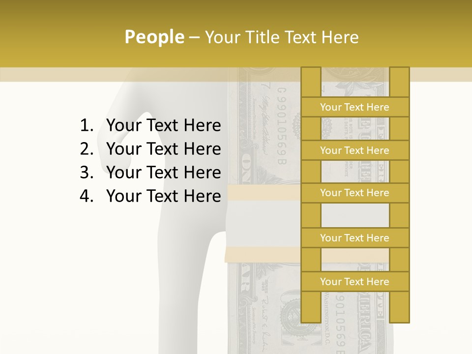 Joy People Congratulation PowerPoint Template