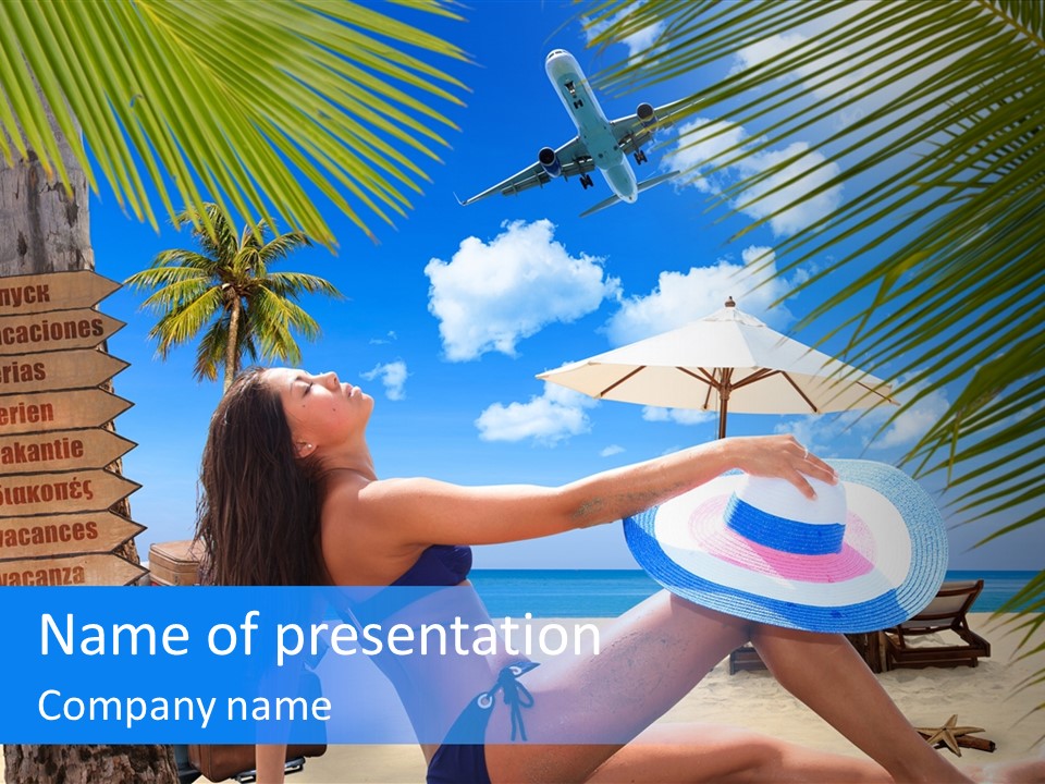 Person Phi Outdoor PowerPoint Template