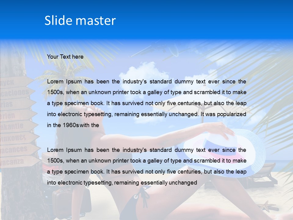 Person Phi Outdoor PowerPoint Template