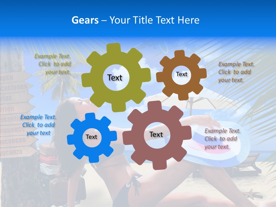 Person Phi Outdoor PowerPoint Template