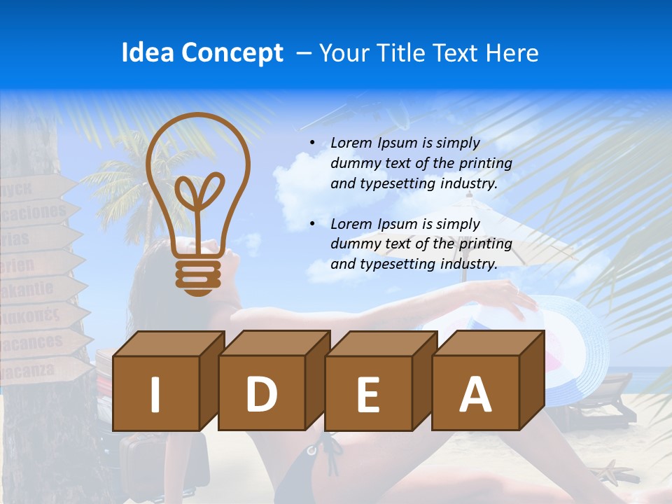 Person Phi Outdoor PowerPoint Template