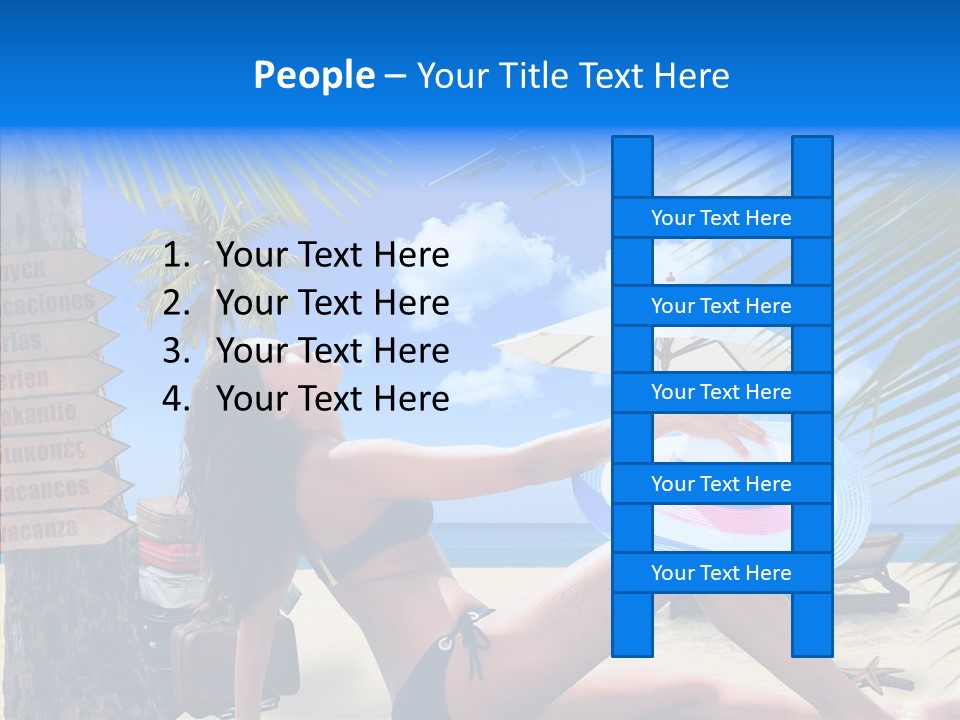 Person Phi Outdoor PowerPoint Template