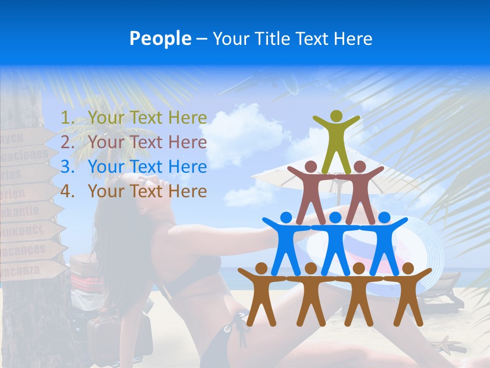 Person Phi Outdoor PowerPoint Template