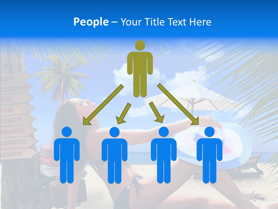 Person Phi Outdoor PowerPoint Template