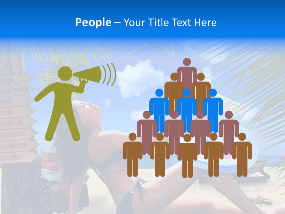 Person Phi Outdoor PowerPoint Template