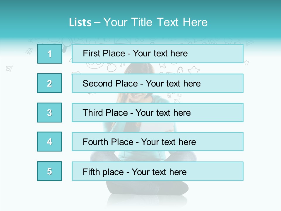Connect Mail Hand PowerPoint Template