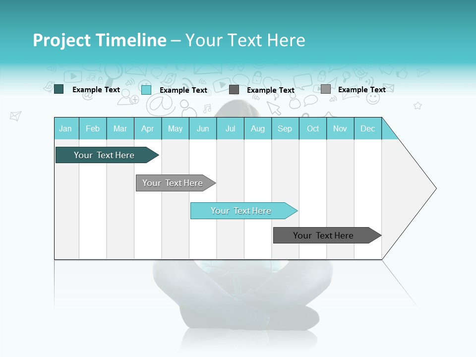 Connect Mail Hand PowerPoint Template