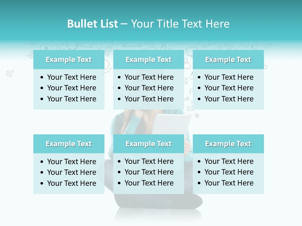 Connect Mail Hand PowerPoint Template