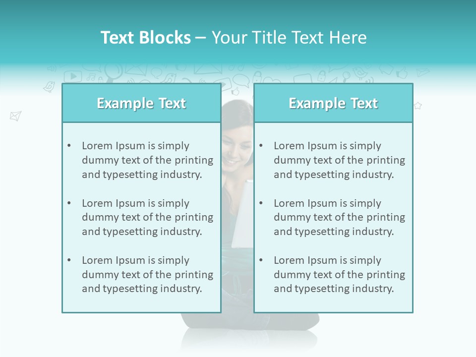 Connect Mail Hand PowerPoint Template