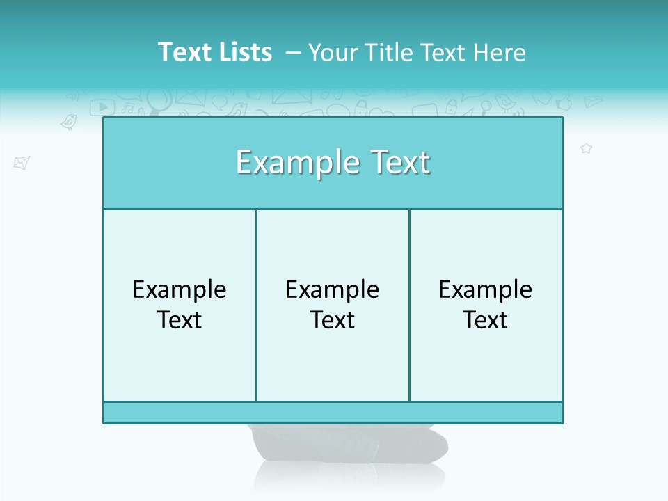Connect Mail Hand PowerPoint Template