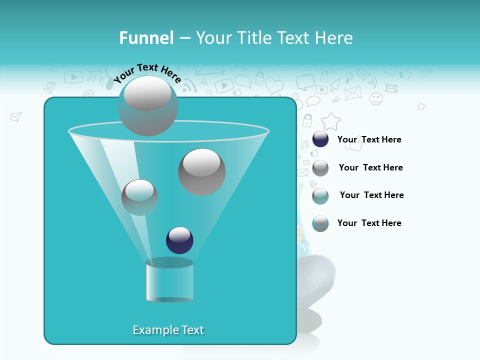 Connect Mail Hand PowerPoint Template