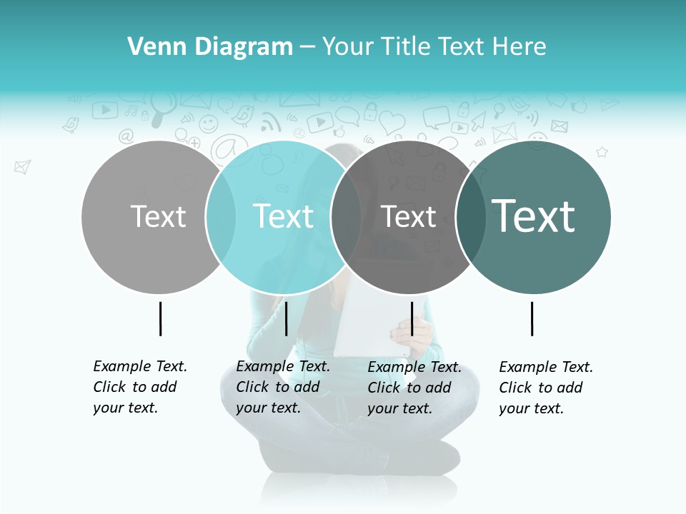 Connect Mail Hand PowerPoint Template
