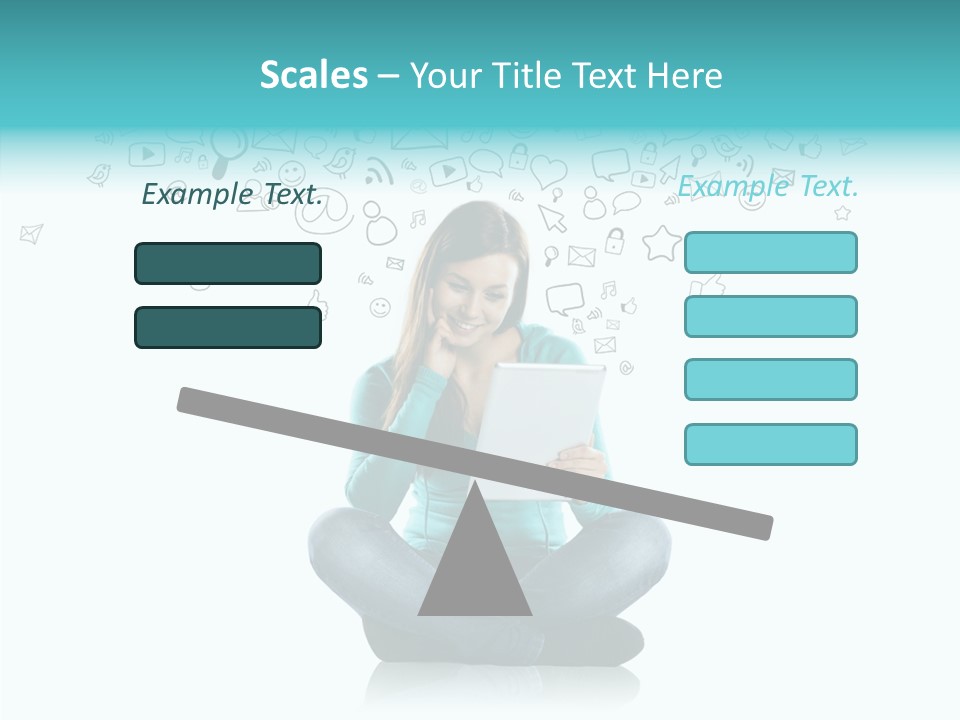 Connect Mail Hand PowerPoint Template