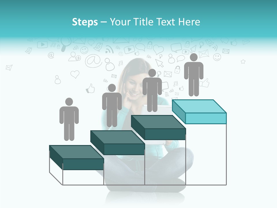 Connect Mail Hand PowerPoint Template