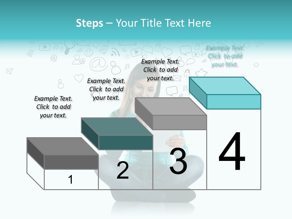Connect Mail Hand PowerPoint Template