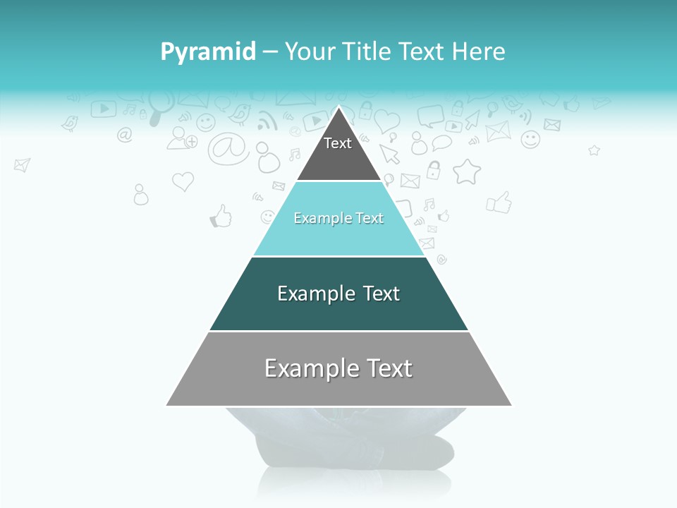 Digital Social Media Woman PowerPoint Template