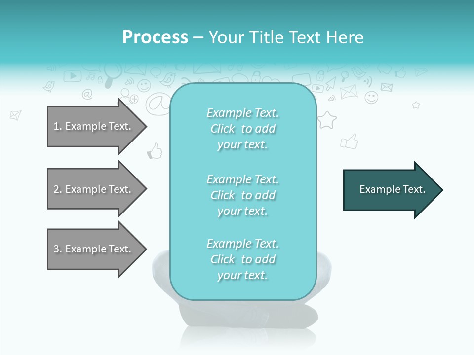 Digital Social Media Woman PowerPoint Template
