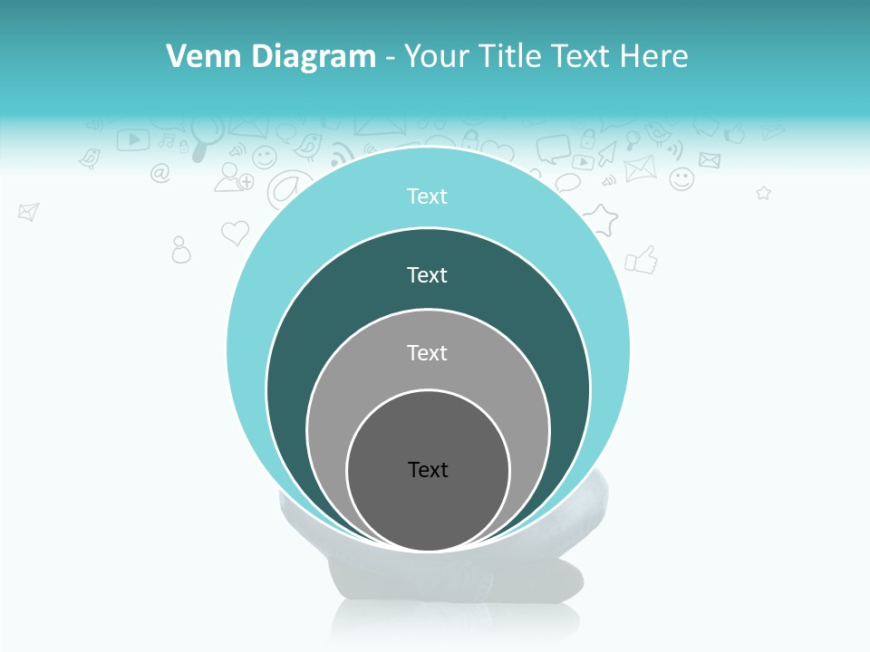 Digital Social Media Woman PowerPoint Template