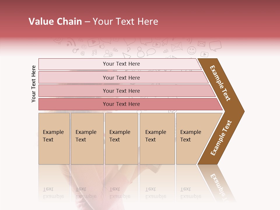Connect Talk Woman PowerPoint Template