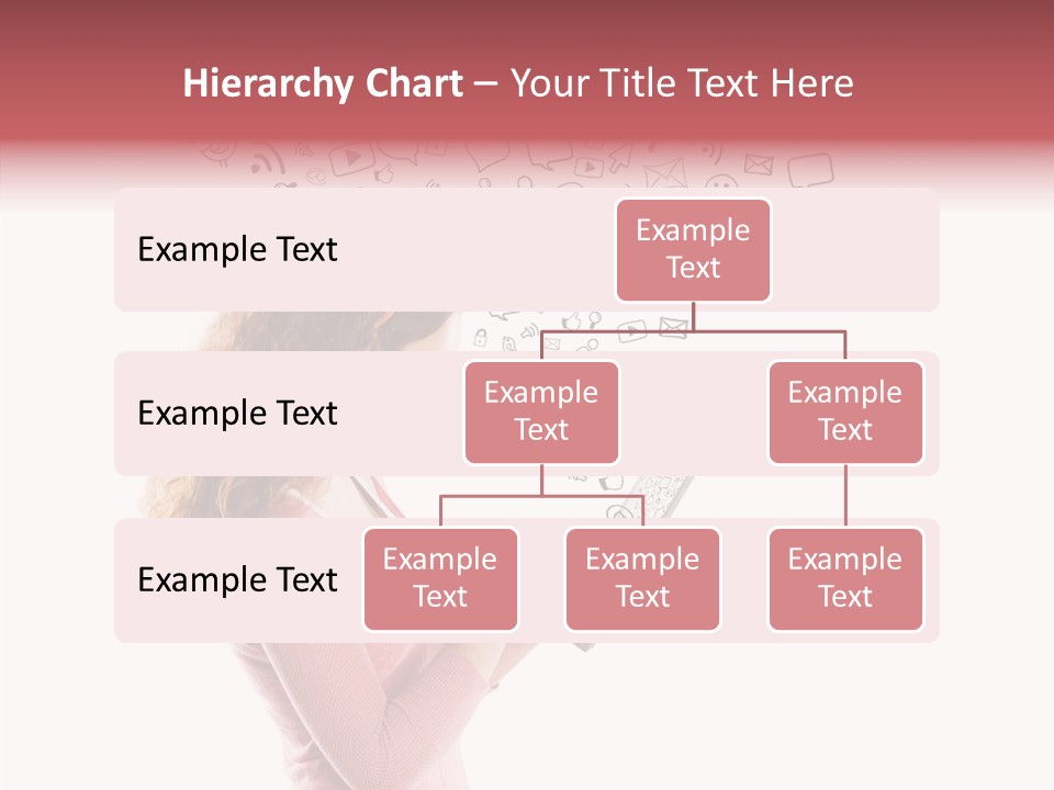Connect Talk Woman PowerPoint Template