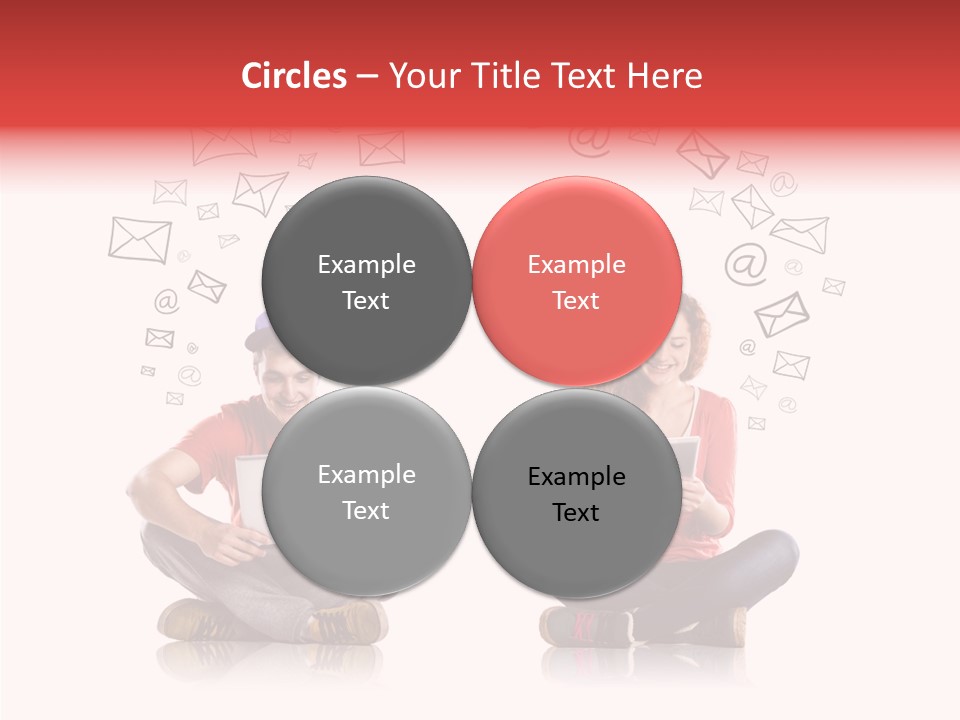 Network Background Computer PowerPoint Template