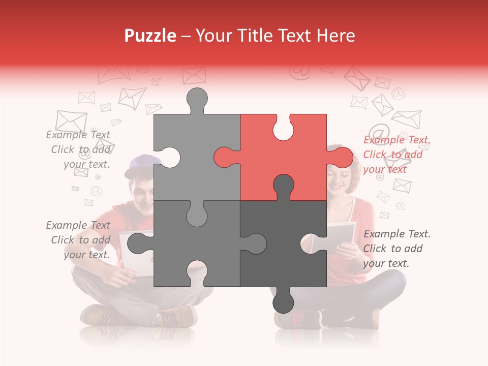 Network Background Computer PowerPoint Template