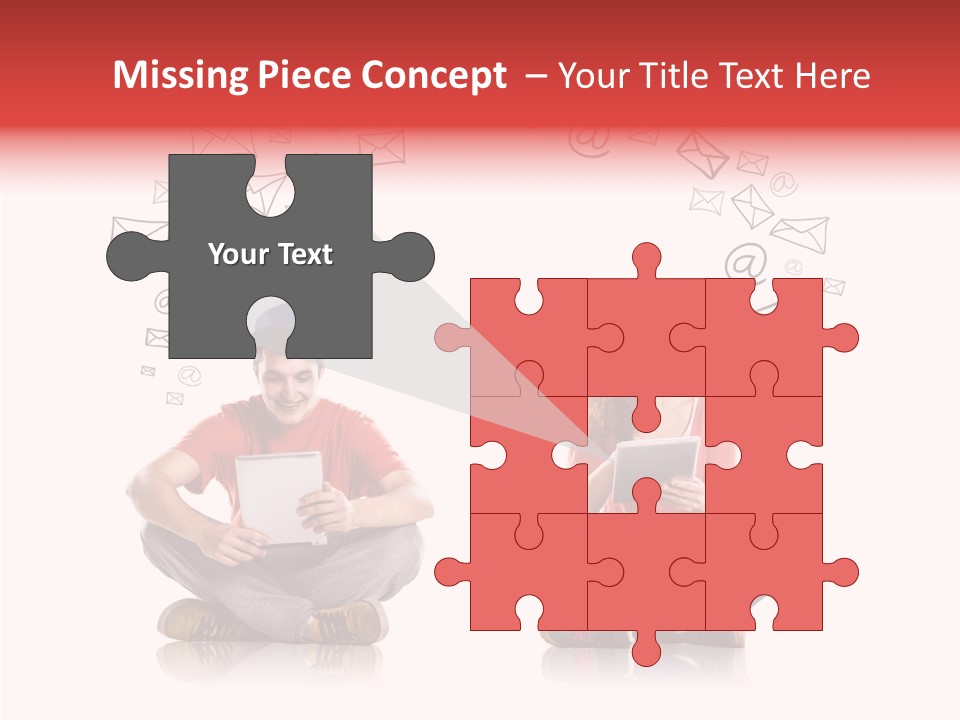 Network Background Computer PowerPoint Template