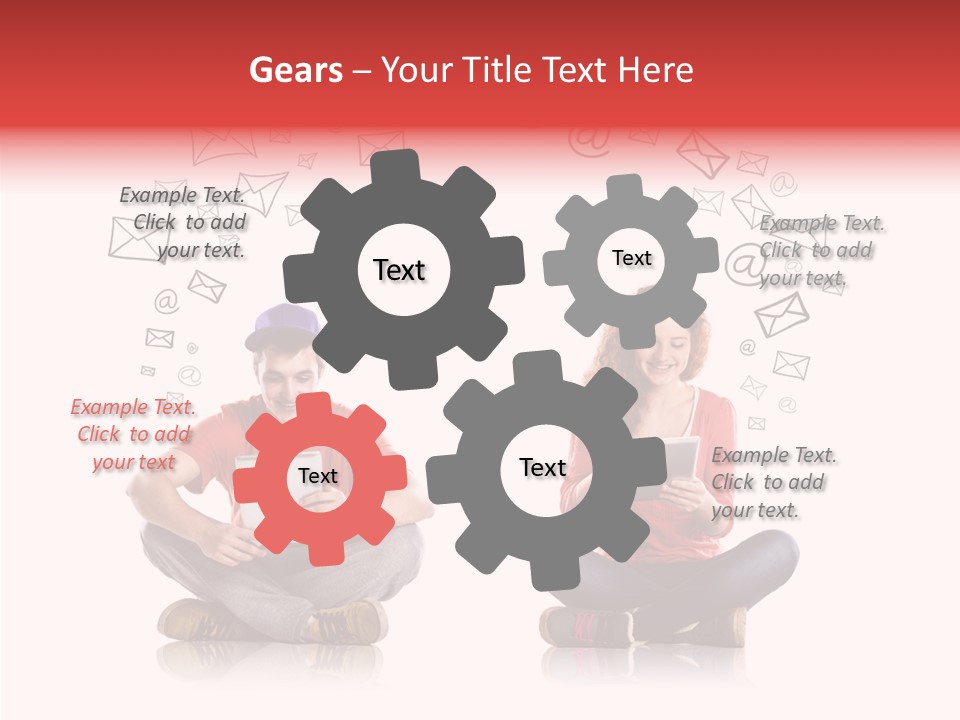 Network Background Computer PowerPoint Template