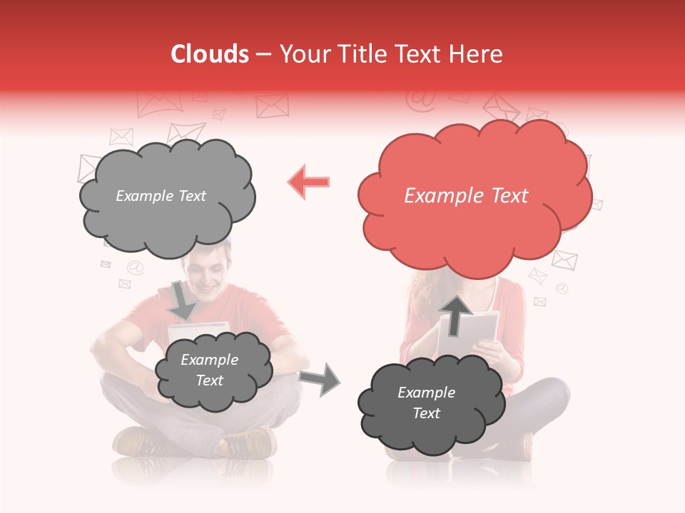 Network Background Computer PowerPoint Template
