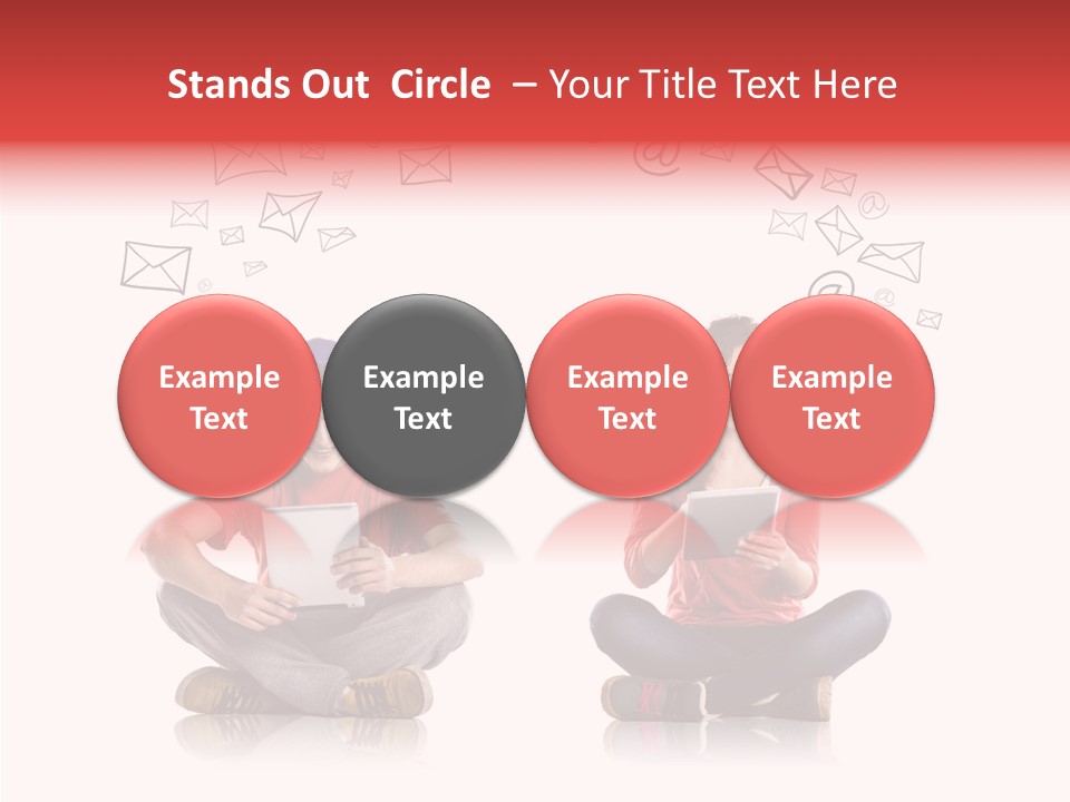 Network Background Computer PowerPoint Template