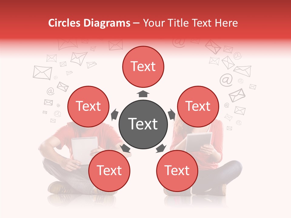 Network Background Computer PowerPoint Template