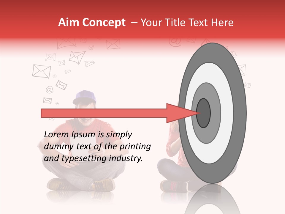 Network Background Computer PowerPoint Template