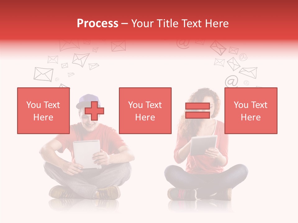 Network Background Computer PowerPoint Template