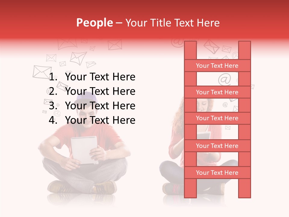 Network Background Computer PowerPoint Template