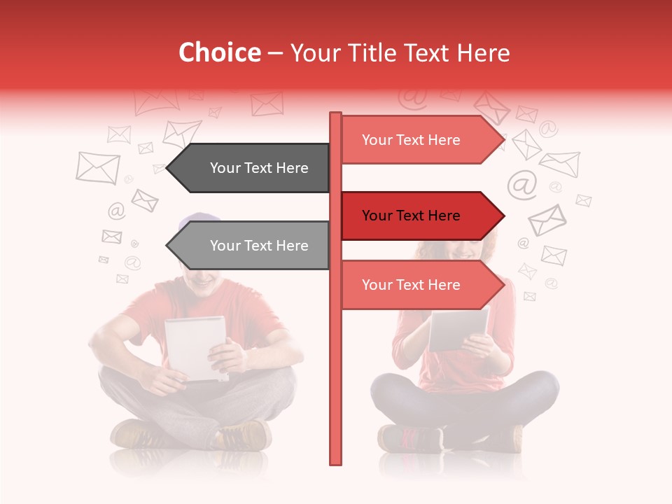 Network Background Computer PowerPoint Template