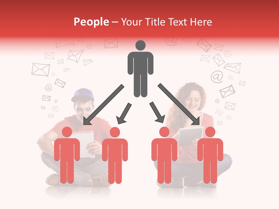 Network Background Computer PowerPoint Template