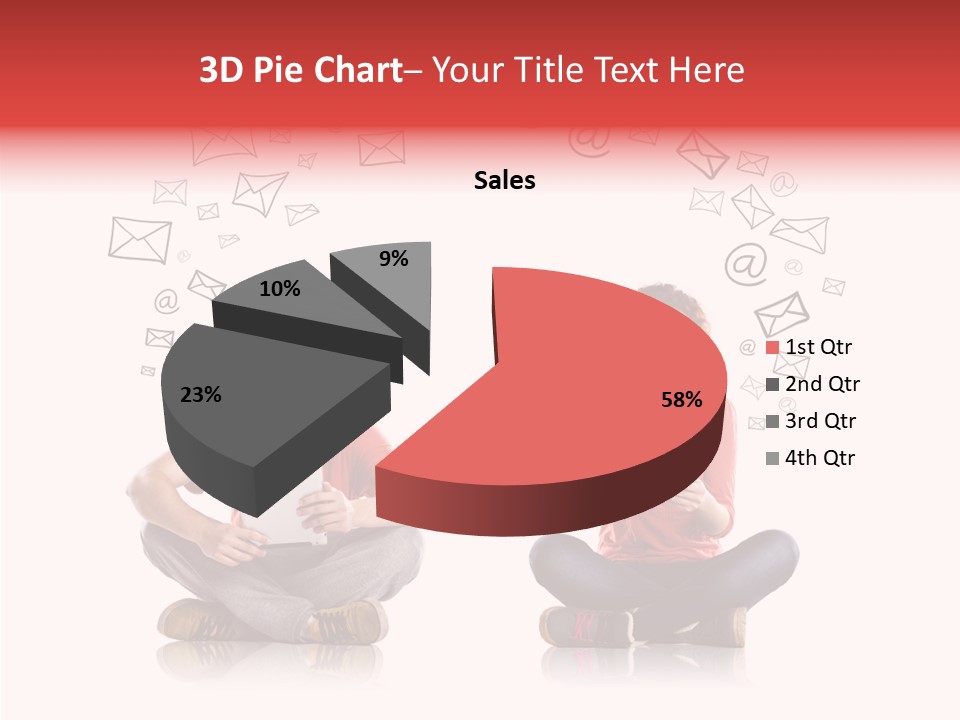 Network Background Computer PowerPoint Template