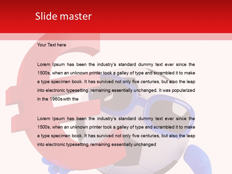 Money Currency Symbol PowerPoint Template