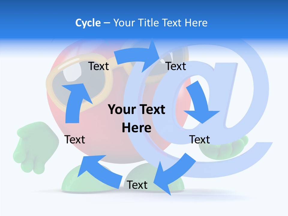Isolated Diet Internet PowerPoint Template