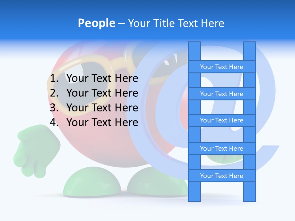 Isolated Diet Internet PowerPoint Template