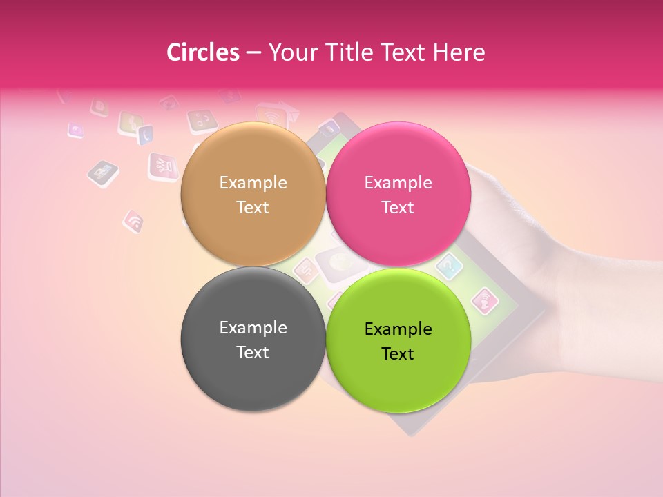 Screen Touch Male PowerPoint Template