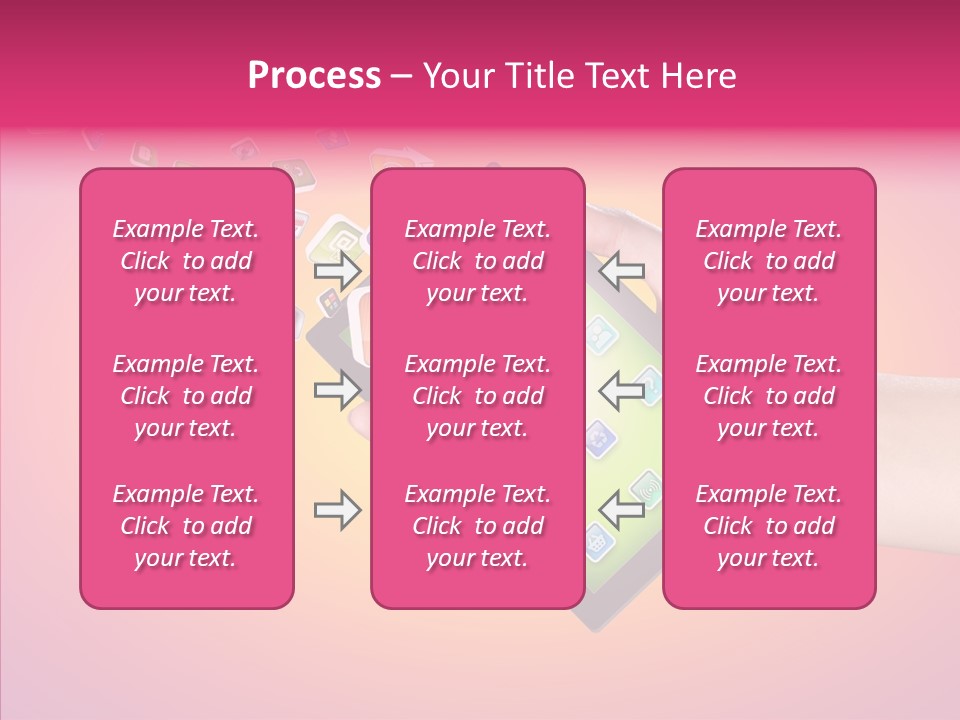 Screen Touch Male PowerPoint Template