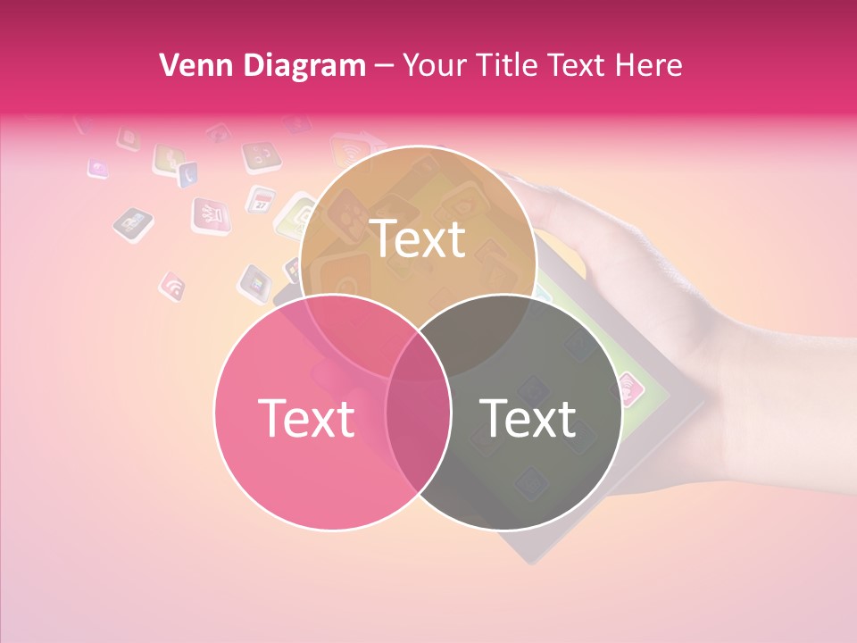 Screen Touch Male PowerPoint Template