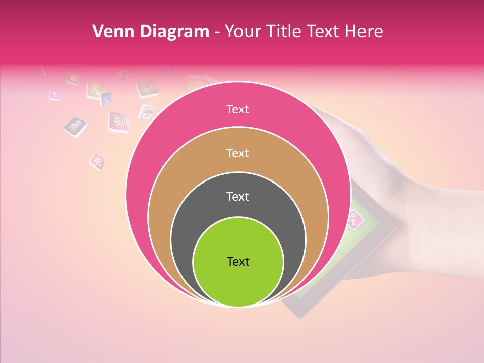 Screen Touch Male PowerPoint Template