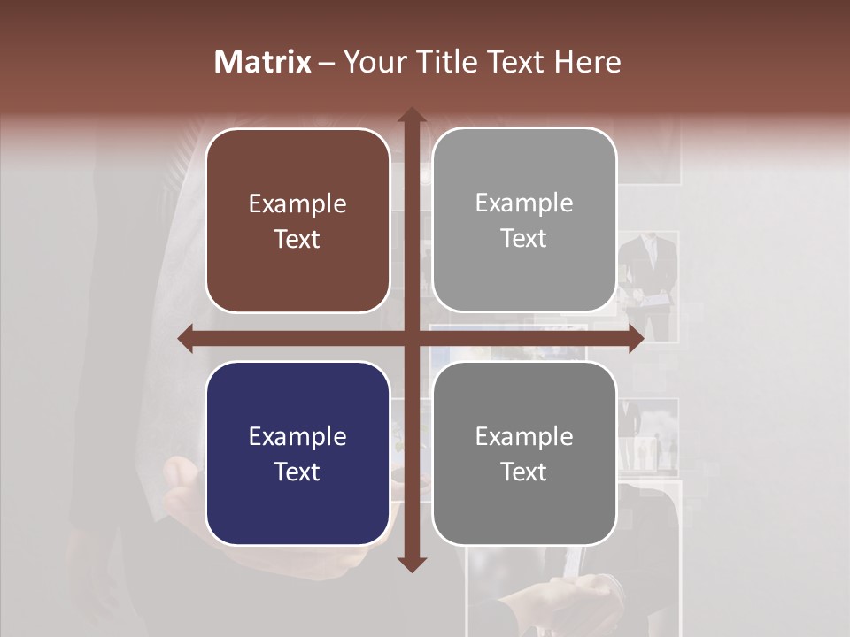 Social Button Electronics PowerPoint Template